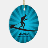 Aangepaste Paddleboarding Ornament (Rechts)