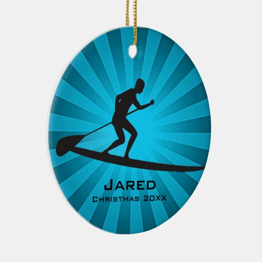 Aangepaste Paddleboarding Ornament (Rechts)