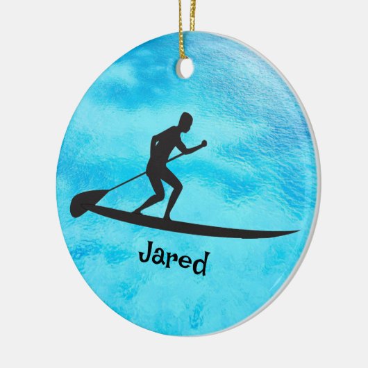 Aangepaste Paddleboarding Ornament (Links)