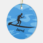 Aangepaste Paddleboarding Ornament (Links)