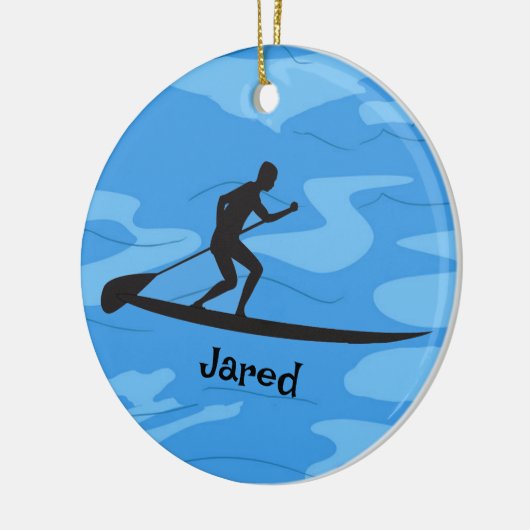 Aangepaste Paddleboarding Ornament (Links)