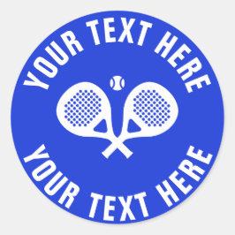 Aangepaste padel tennis stickers