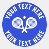 Aangepaste padel tennis stickers (Voorkant)