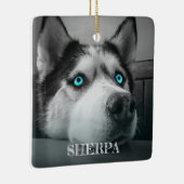 Aangepaste pagina 2 Foto's op maat Keramisch Ornament (Rechts)