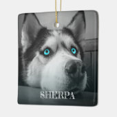 Aangepaste pagina 2 Foto's op maat Keramisch Ornament (Links)