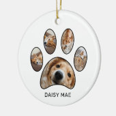 Aangepaste pagina Afdrukken Afdrukken Naam Jaar Fo Keramisch Ornament (Links)