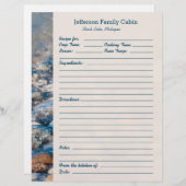 Aangepaste pagina voor hergebruik van het meer (Voorkant / Achterkant)