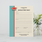 Aangepaste pagina Watermeloenen plakje (Staand voorkant)