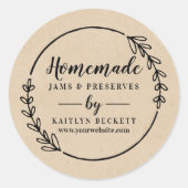 Aangepaste pakketten voor kleine bedrijven ronde sticker (Voorkant)