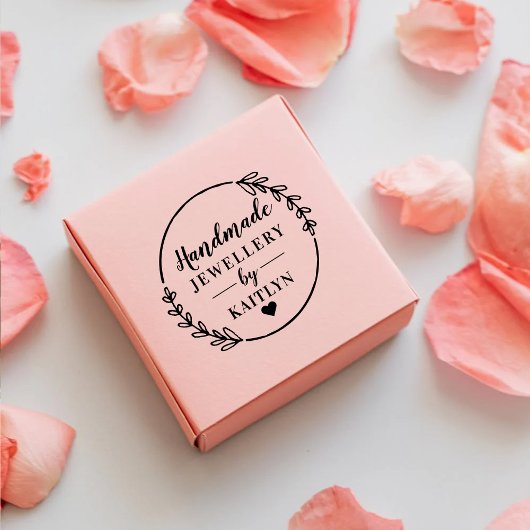 Aangepaste pakketten voor kleine bedrijven  zelfinktende stempel