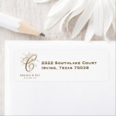 Aangepaste palmbomen Logo Etiket (Insitu)