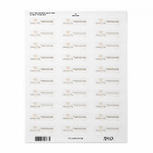 Aangepaste palmbomen Logo Etiket (Full Sheet)