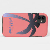 Aangepaste palmboom Case-Mate iPhone case (Achterkant (horizontaal))