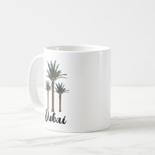 Aangepaste palmboom koffiemok (Voorkant links)