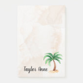 Aangepaste palmboom post-it® notes (Voorkant)