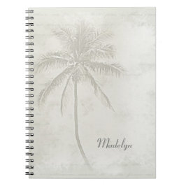 Aangepaste palmboomstam notitieboek