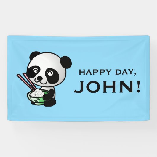 Aangepaste PANDA-banner Spandoek (Horizontaal)