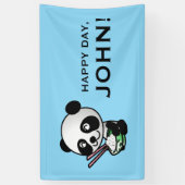 Aangepaste PANDA-banner Spandoek (Verticaal)