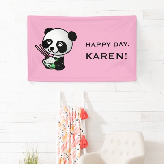 Aangepaste PANDA-banner Spandoek (Insitu)