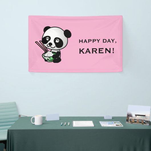Aangepaste PANDA-banner Spandoek (Beurs)