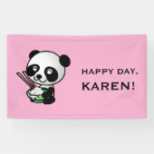 Aangepaste PANDA-banner Spandoek (Horizontaal)