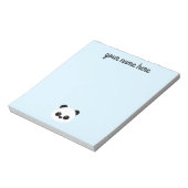 Aangepaste Panda-laptop voor kinderen Notitieblok (Linkerzijde)