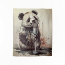 Aangepaste Panda Muziekfabriek Zingende Tapijten