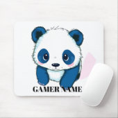 Aangepaste Panda naam Muismat (Met muis)