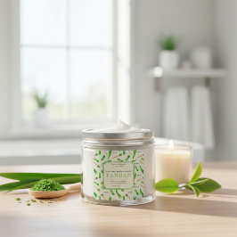 Aangepaste Pandan Restore Body Cream Vierkante Sti Sticker