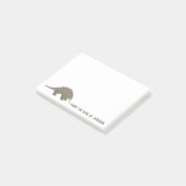 Aangepaste pangolin na IT-notitieboekje Post-it® Notes (Schuin)