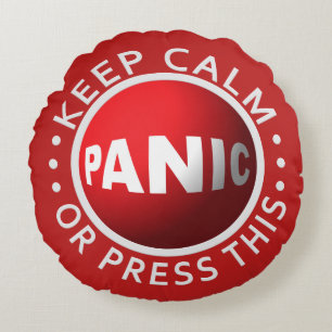 Aangepaste panic Button werpt kussen
