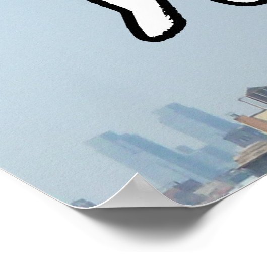 Aangepaste panorama foto afdrukken poster (Hoek)