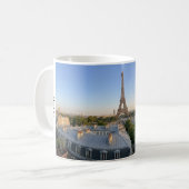Aangepaste panoramische skyline van Parijs Eiffelt Koffiemok (Voorkant links)