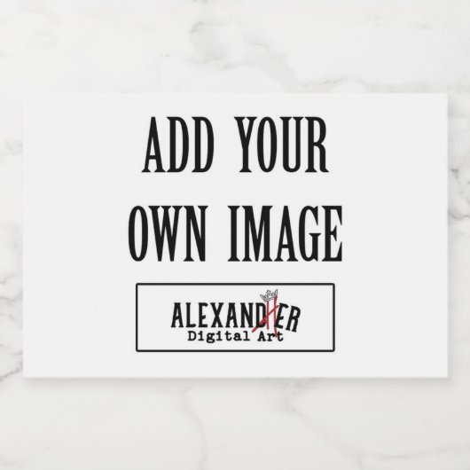 Aangepaste panterbus voedselcontainer etiket (Enkel label)