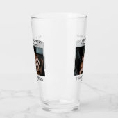 Aangepaste papa foto eerste Vaderdag Glas (Links)