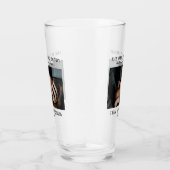 Aangepaste papa foto eerste Vaderdag Glas (Rechts)