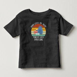 Aangepaste Papa houdt meer van mij dan van reizen Kinder Shirts