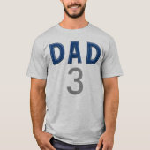 Aangepaste papa Jersey T-shirt (Voorkant)