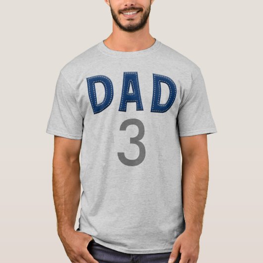 Aangepaste papa Jersey T-shirt (Voorkant)