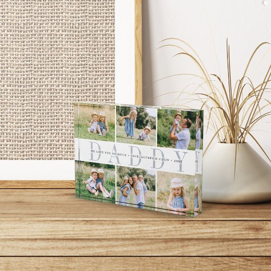 Aangepaste papa Kinder Fotoblokken