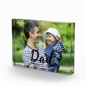 Aangepaste papa moderne scriptie fotoblokken (Rechts)