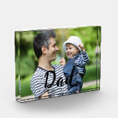 Aangepaste papa moderne scriptie fotoblokken (Links)