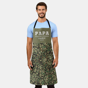Aangepaste papa naam Vaderdag Gepersonaliseerde Gi Schort