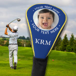 Aangepaste papa opa familie foto stijlvolle monogr golfheadcover<br><div class="desc">Introductie van onze gepersonaliseerde golf hoofd cover, de perfecte aanvulling op elke golfer's club swag. Onze hoofddeksel heeft een strak en modern design, met de mogelijkheid om een monogram initialen en gepersonaliseerde tekst toe te voegen. De hoes is ontworpen om goed over uw golfclub te passen en biedt bescherming en...</div>