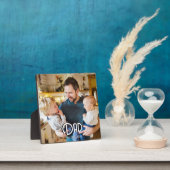 Aangepaste Papa Opgericht Foto Grunge Tekst Fotoplaat (Insitu)