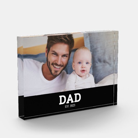 Aangepaste Papa Opgericht Modern Fotoblokken (Links)