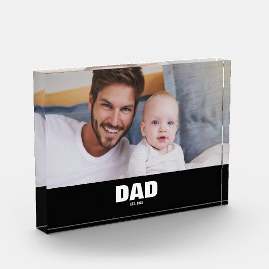 Aangepaste Papa Opgericht Modern Fotoblokken (Links)