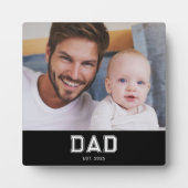 Aangepaste papa opgericht modern vet foto fotoplaat (Voorkant)