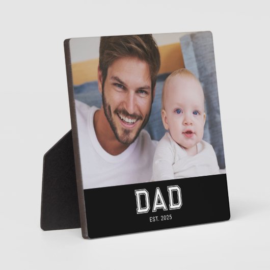 Aangepaste papa opgericht modern vet foto fotoplaat (Voorkant)
