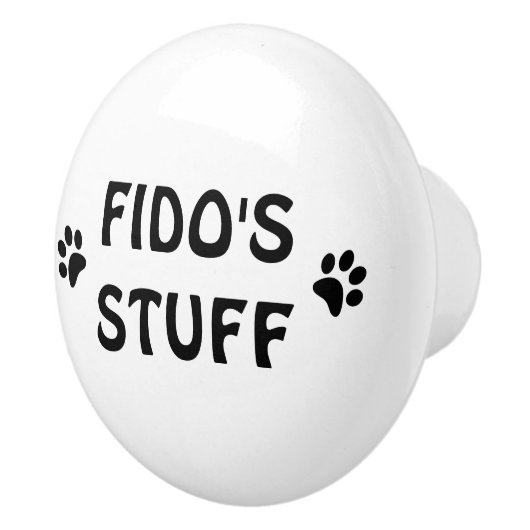 Aangepaste papierbak of -klembord keramische knop (Rechts)